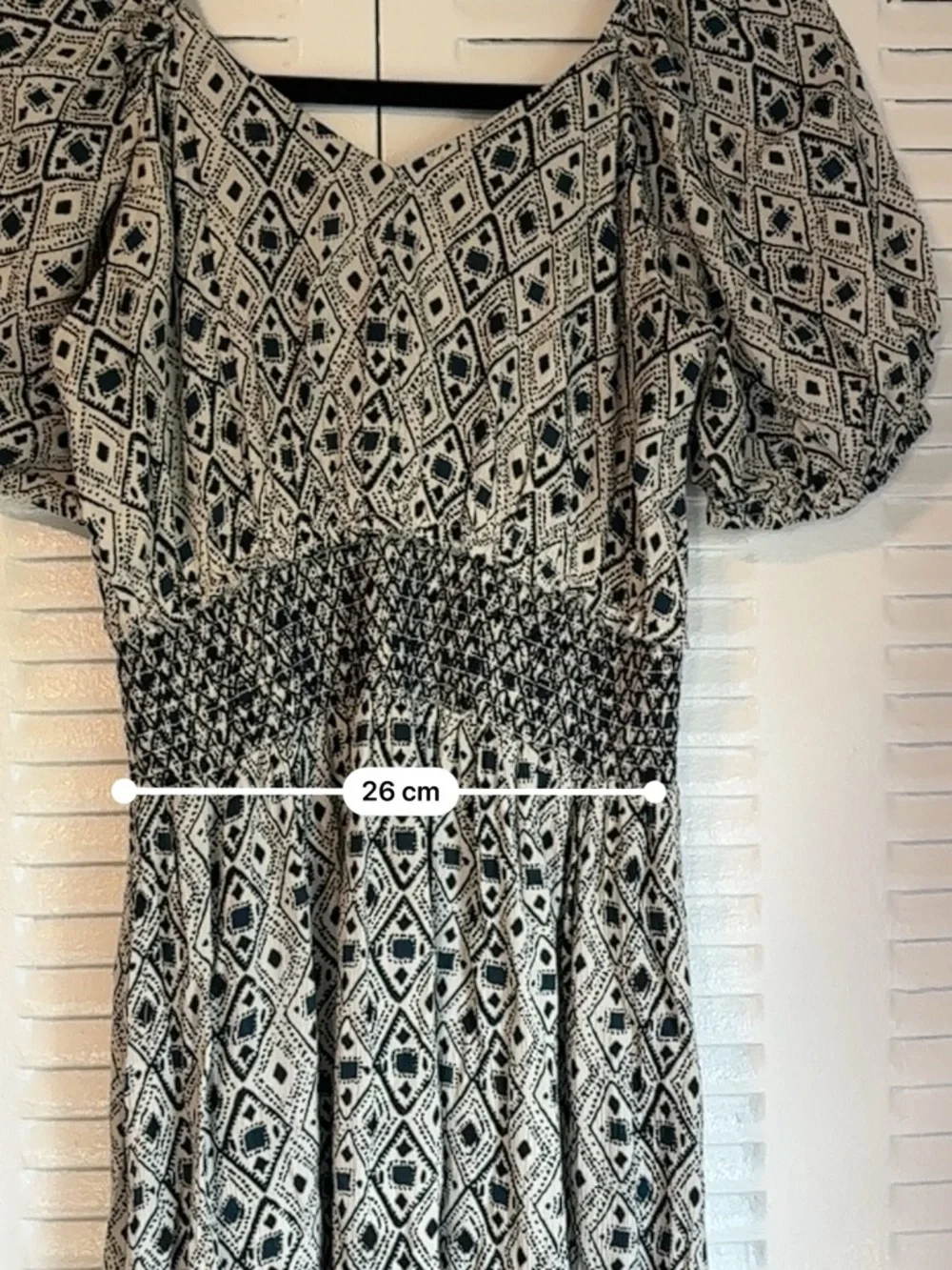 Devoted Boho Chic Maxi Dress – Puff Sleeve Smocked Waist | Size S - Picture 10 of 12